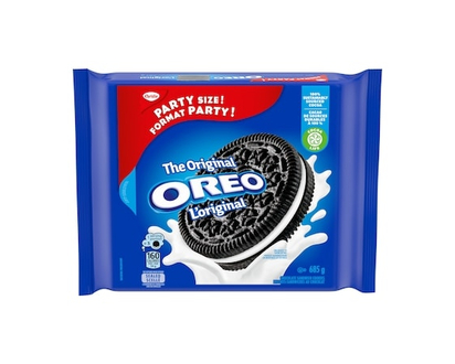 Biscuits-sandwiches au chocolat OREO L’original, format party - 685.0 G