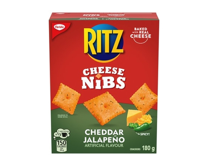 Christie RITZ CHEESE NIBS Cheddar Jalapeno - 180.0 G