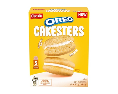 Christie OREO Cakesters Soft Snack Cakes, Golden - 285.0 G