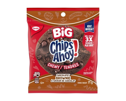 Christie CHIPS AHOY! Big Chewy Chocolatey Brownie Cookies - 71.0 G