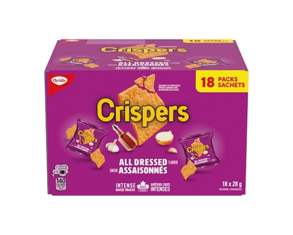 Christie CRISPERS, All Dressed Flavour (Pack of 18 28 g bags) - 504.0 G