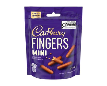 Mini Fingers Original Cookies Chocolatey Cookie Biscuits Bite-Sized - 125.0 G