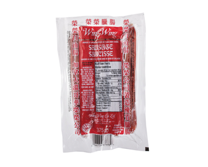 Wing Wing Chinese Pork Sausage - 375.0 G