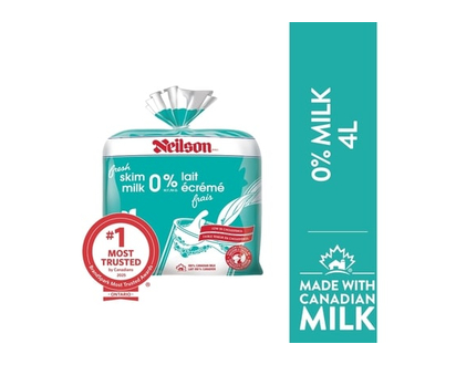 Neilson 0% Skim Milk - 4.0 L