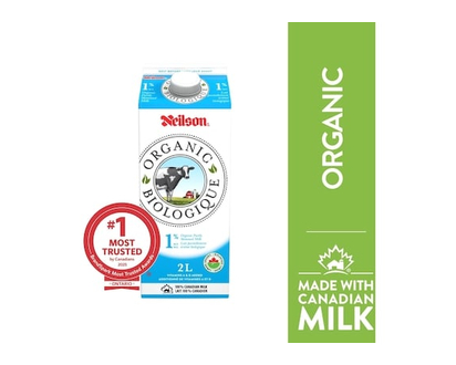 Neilson 1% Organic Milk - 2.0 L