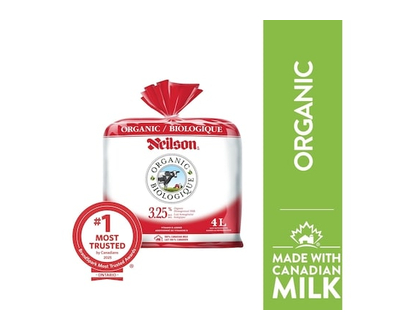 Neilson 3.25% Organic Milk - 4.0 L