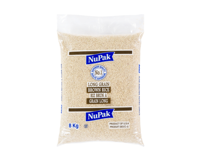 Nupak Long Grain Brown Rice - 8.0 KG