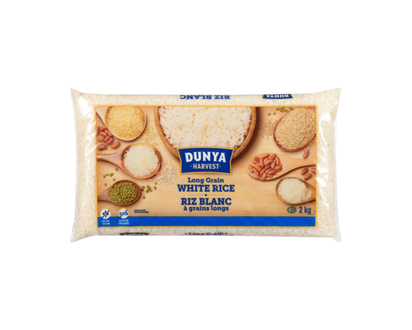 Dunya Harvest Long Grain White Rice - 2.0 KG