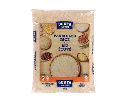 Dunya Harvest Parboiled Rice - 8.0 KG