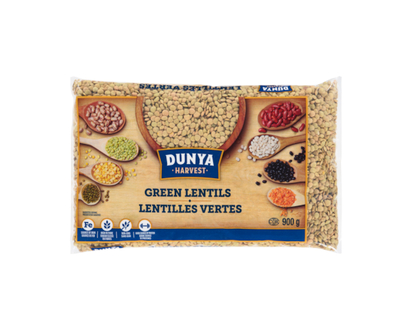 Dunya Harvest Green Lentils - 900.0 G