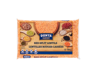 Dunya Harvest Red Split Lentils - 900.0 G