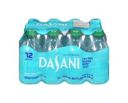 Dasani Water Bottles - 355.0 ML