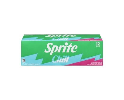 Sprite Soda Citron-Lime Chill Fridge Pack Cannettes - 355.0 ML