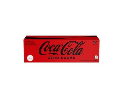 Coca-Cola Cola Zero Sugar Fridge Pack Cans - 355.0 ML