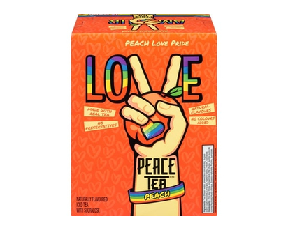 Peace Tea Iced Tea Peach Party Cans - 341.0 ML