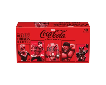 Coca Cola Zero 18x355ml - 18 PK