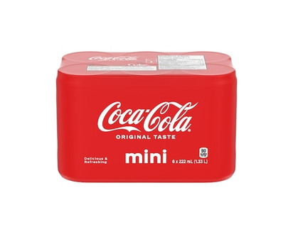 Coke goût original mini - 6 PQT