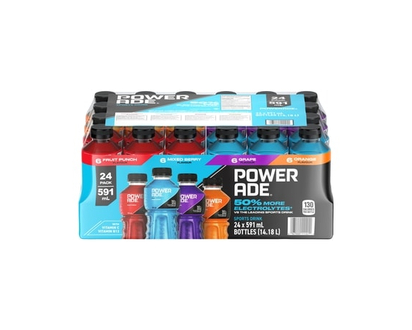 Powerade Sports Drink Variété Bouteilles - 591.0 ML