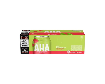 AHA Aha Lime Watermelon Fridge Pack Cans - 355.0 ML