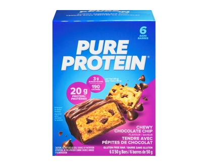 Pure Protein Chewy Chocolate Chip Bar Value Pack - 50.0 G