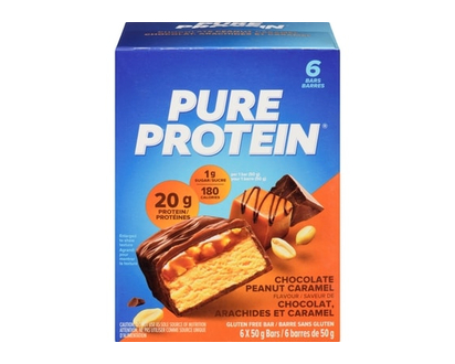Pure Protein Chocolate Peanut Caramel Protein Bar Value Pack - 50.0 G