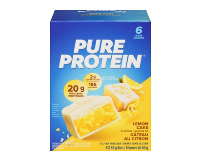 Pure Protein Pack économique de barres de gâteau au citron - 50.0 G