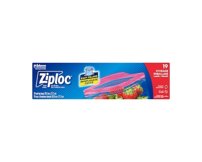 Ziploc Sacs d'emballage grand format - 19 CHA
