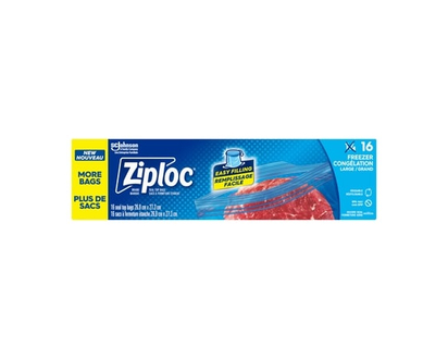 Ziploc Sacs de congélation grand format - 14 CHA