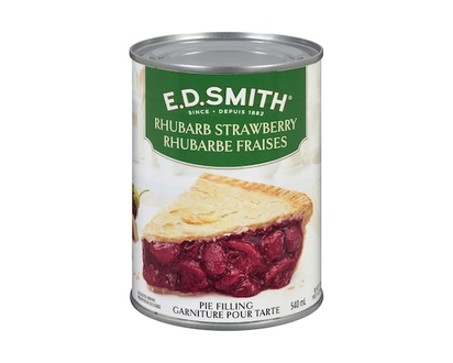 ED Smith Pie Filling, Rhubarb Strawberry - 540.0 ML