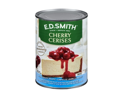 ED Smith Pie Filling, Cherry Light & Fruity - 540.0 ML