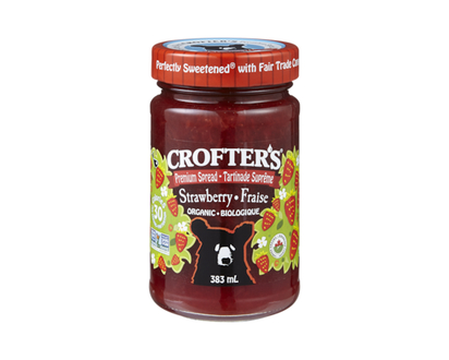 Crofter's Premium Spread, Strawberry - 383.0 ML