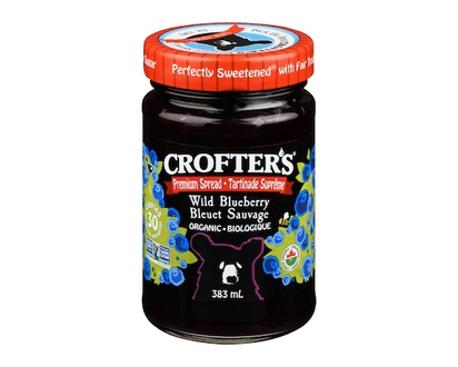 Crofter's Premium Spread Wild Blueberry Organic - 383.0 ML