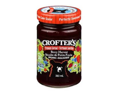 Crofter's Premium Spread Berry Harvest Organic - 383.0 ML