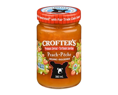 Crofter's Premium Spread Peach Organic - 383.0 ML