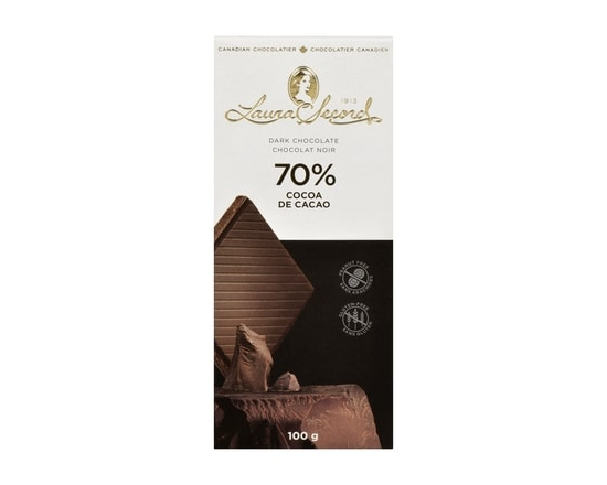 Laura Secord Barre de chocolat noir, 70% de cacao - 100.0 G