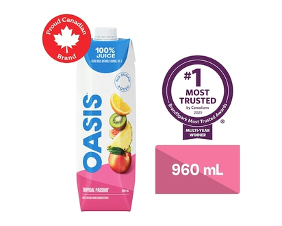 Oasis Tropical Passion Fruit Juice - 960 ML