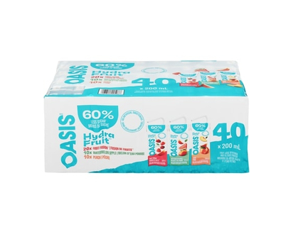 Oasis Hydra fruit breuvage de jus de fruits et d'eau filtrée - 8000 ML