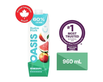 Oasis Hydrafruit Watermelon Apple Fruit Juice - 960 ML