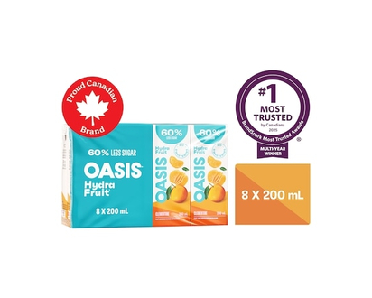 Oasis Hydrafruit Clementine Fruit Juice Boxes - 200.0 ML
