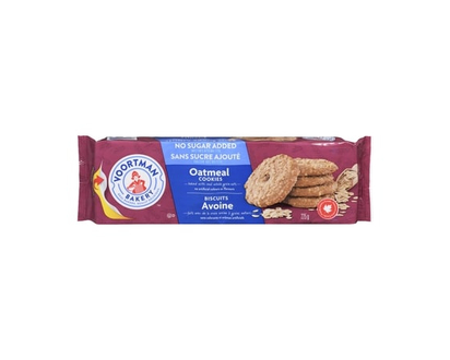 Voortman No Sugar Added Oatmeal Cookies - 225.0 G