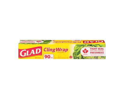 Glad ClingWrap Plastic Wrap 90 Metre Roll - 90.0 M