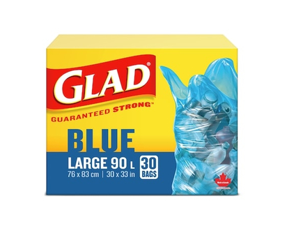 Glad Grands Sacs Bleus Pour La Récupération - 30.0 EA