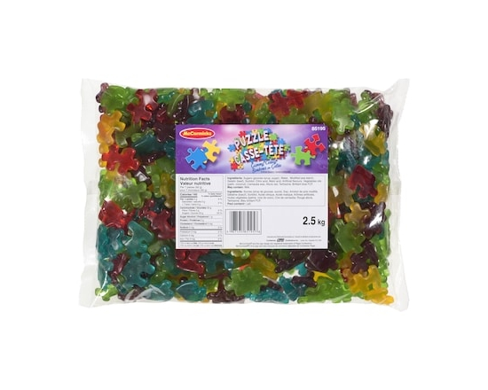 Puzzle Gummy Candy - 2.5 KG