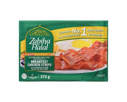 Zabiha Halal Chicken Breakfast Strips - 375.0 G