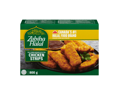 Zabiha Halal Chicken Breast Strips - 800.0 G