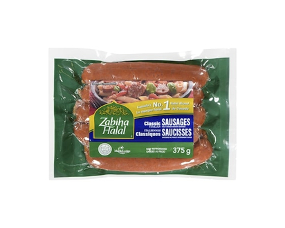 Zabiha Halal ZABIHA HALAL SAUCISS ITAL POUL - 375.0 G