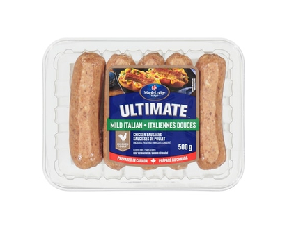 Maple Lodge Farms LT Ultimate Mild Chicken Dinner Sausage - 500.0 G