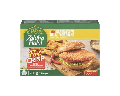 Maple Lodge Farms LT Spicy Chicken Burgers Fire Crisp - 700.0 G