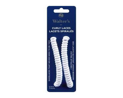 Curly Laces White - 1.0 EA