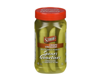 Strubs Dill & Garlic Pickles Spears - 1.0 L